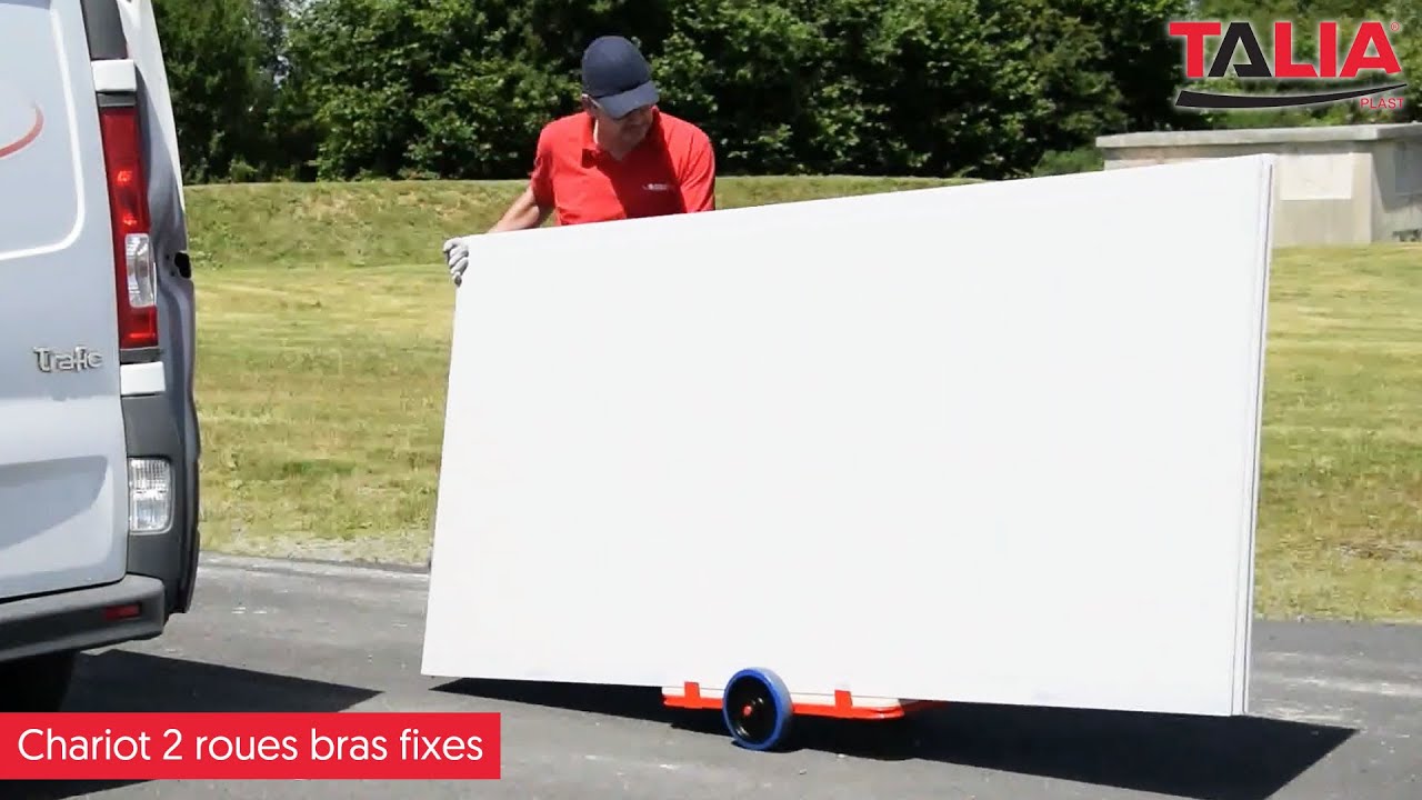 Chariot de manutention à 2 roues bras fixes Taliaplast
