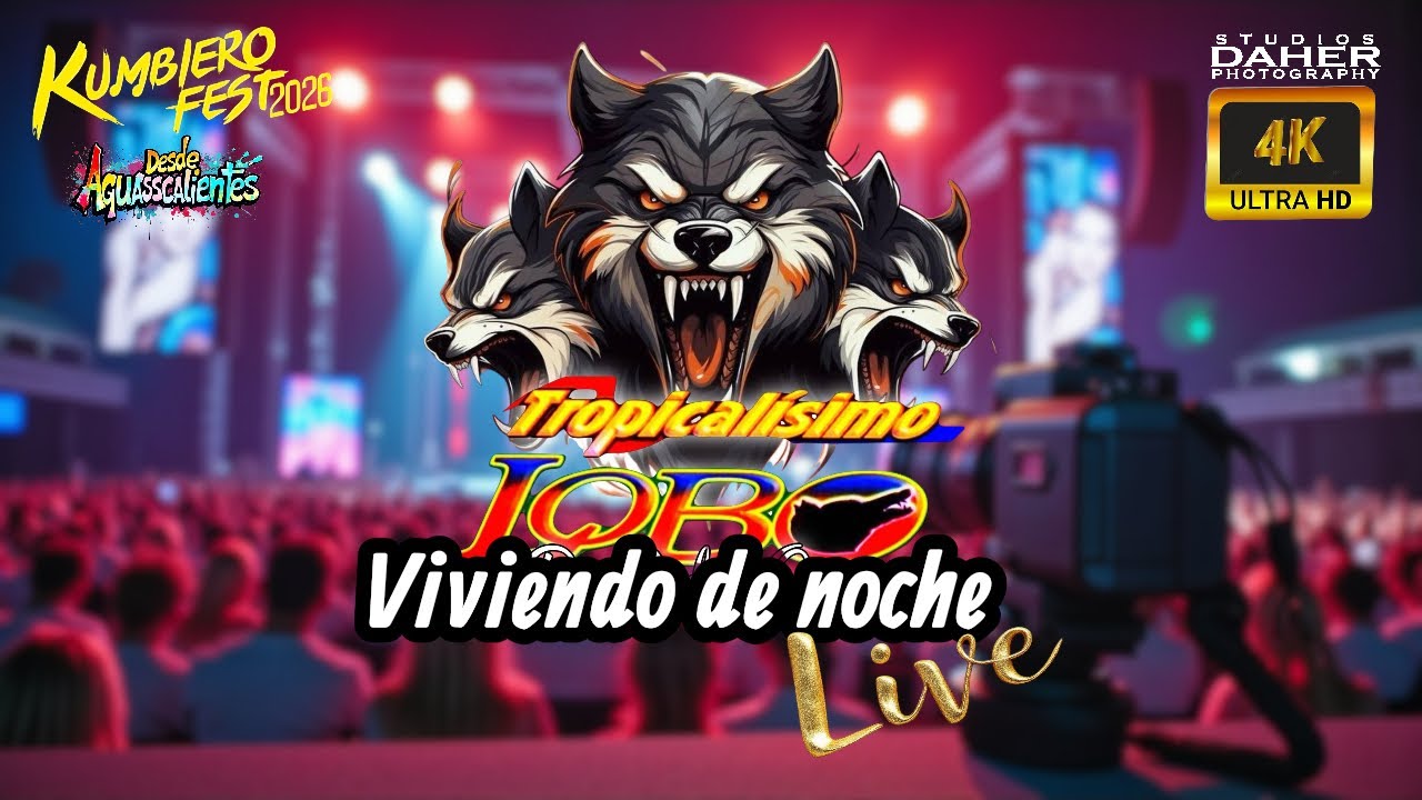Tropicalísimo Lobo - Viviendo de Noche (en vivo Aguascalientes 2026)