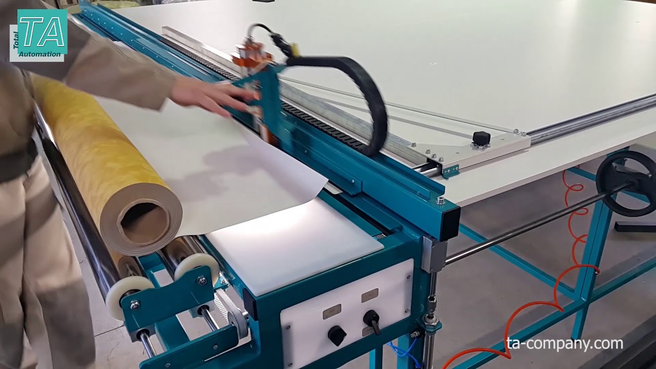 Cutting table for roller blinds TA M3000