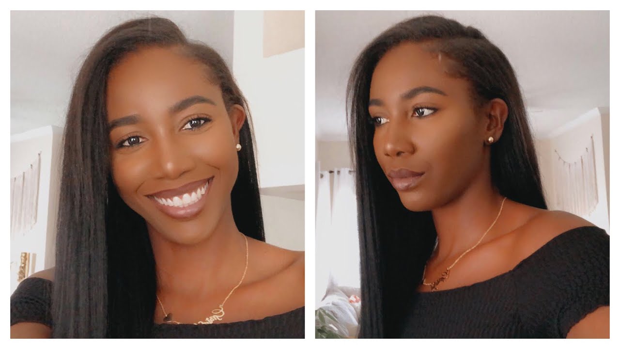 Most Realistic Yaki Straight U-Part Wig ft NiaWigs | Simply Subrena
