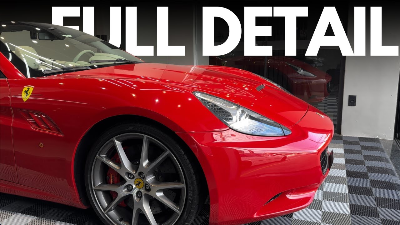 Ferrari California - Wash, Polish, interior detail & Coating