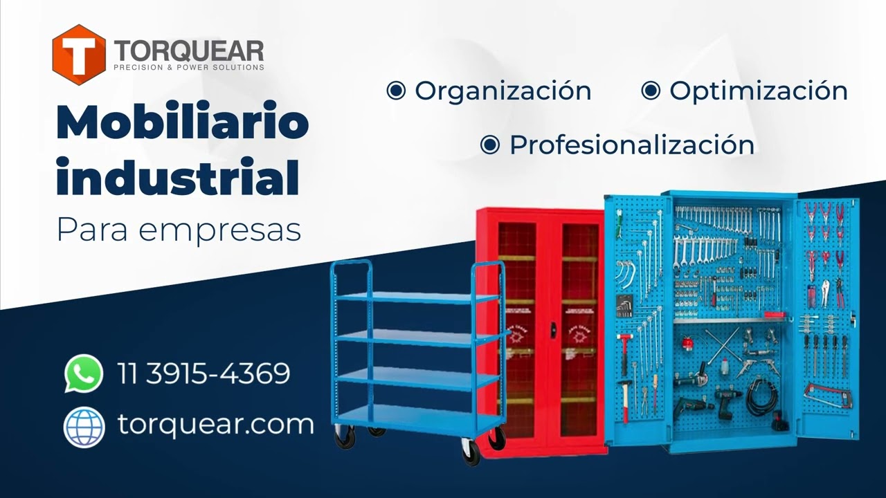Mobiliario industrial para grandes #industrias y #empresas - Por TORQUEAR SA.