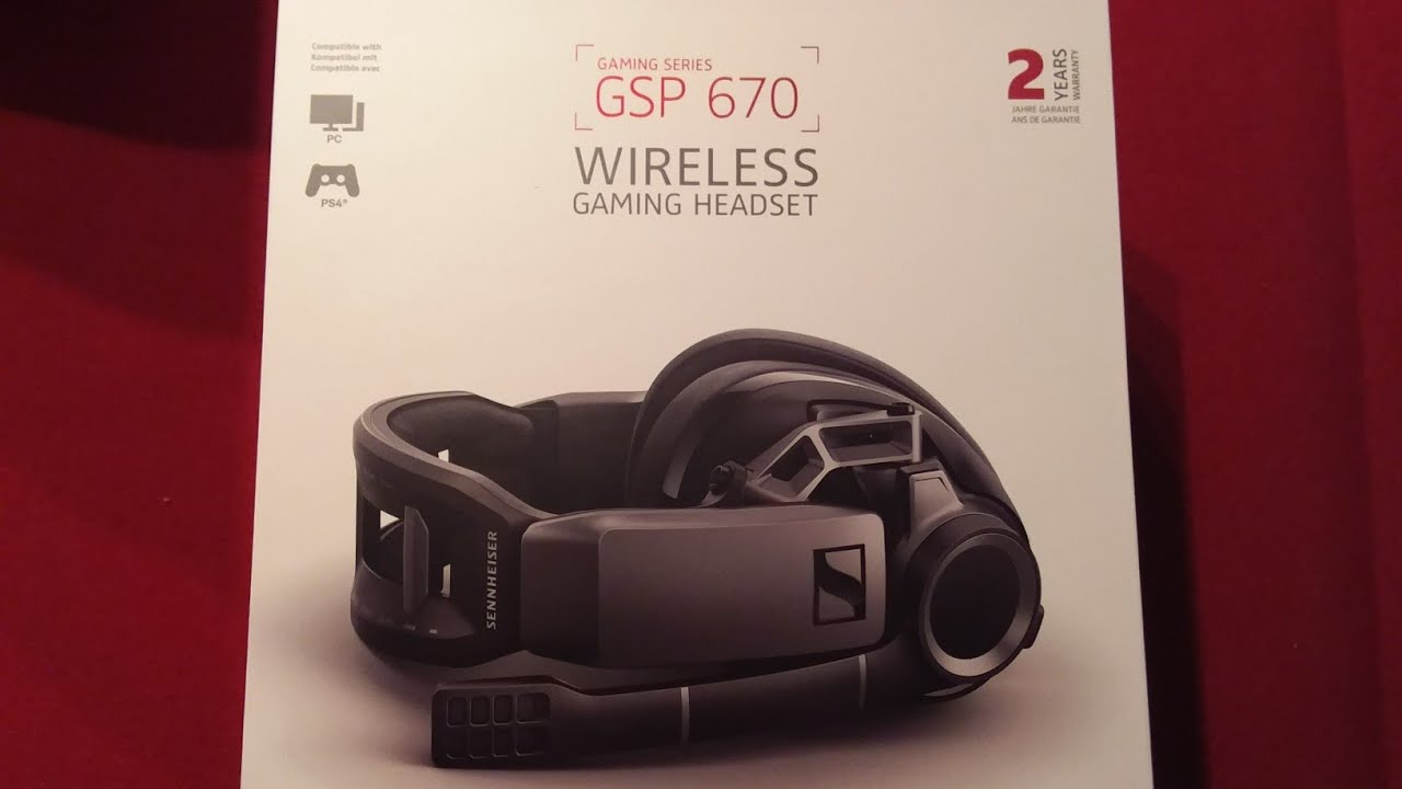Sennheiser GSP 670 ! Unboxing