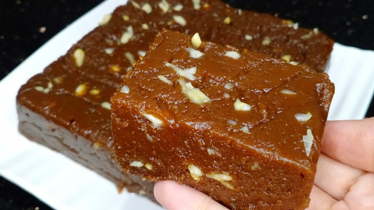 എണ്ണയോ പഞ്ചസാരയോ നെയ്യോ വേണ്ട ഈ ഹൽവക്ക്।Wheat halwa।Easy halwa। Recipe-321