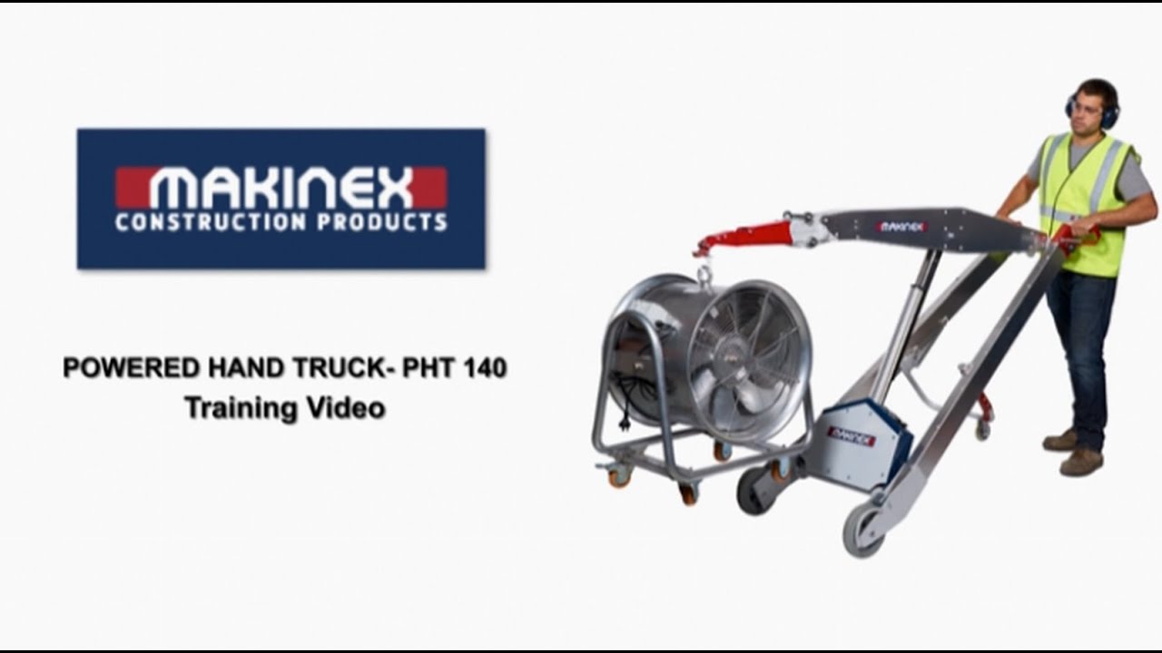 Makinex Powered Hand Truck PHT-140 Training Video
