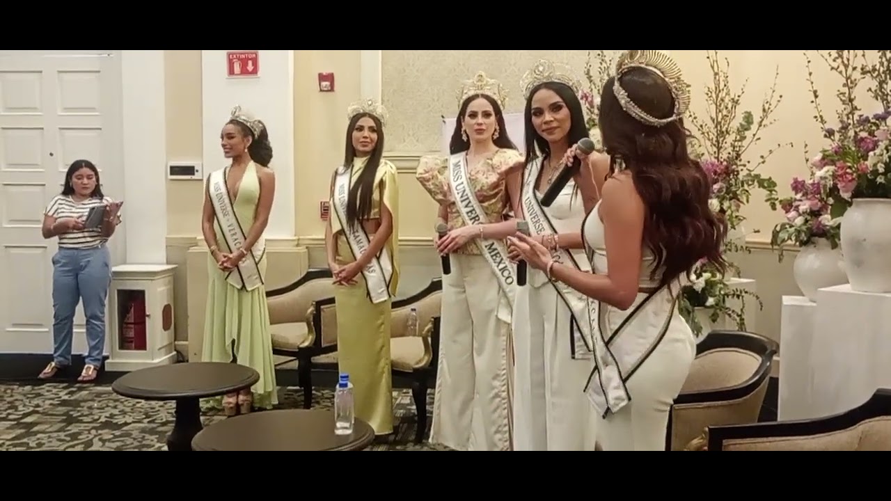Rueda de Prensa Hotel Quinta El Eden Villahermosa Miss Universe 2025 Fátima Bosch Fernández 💥