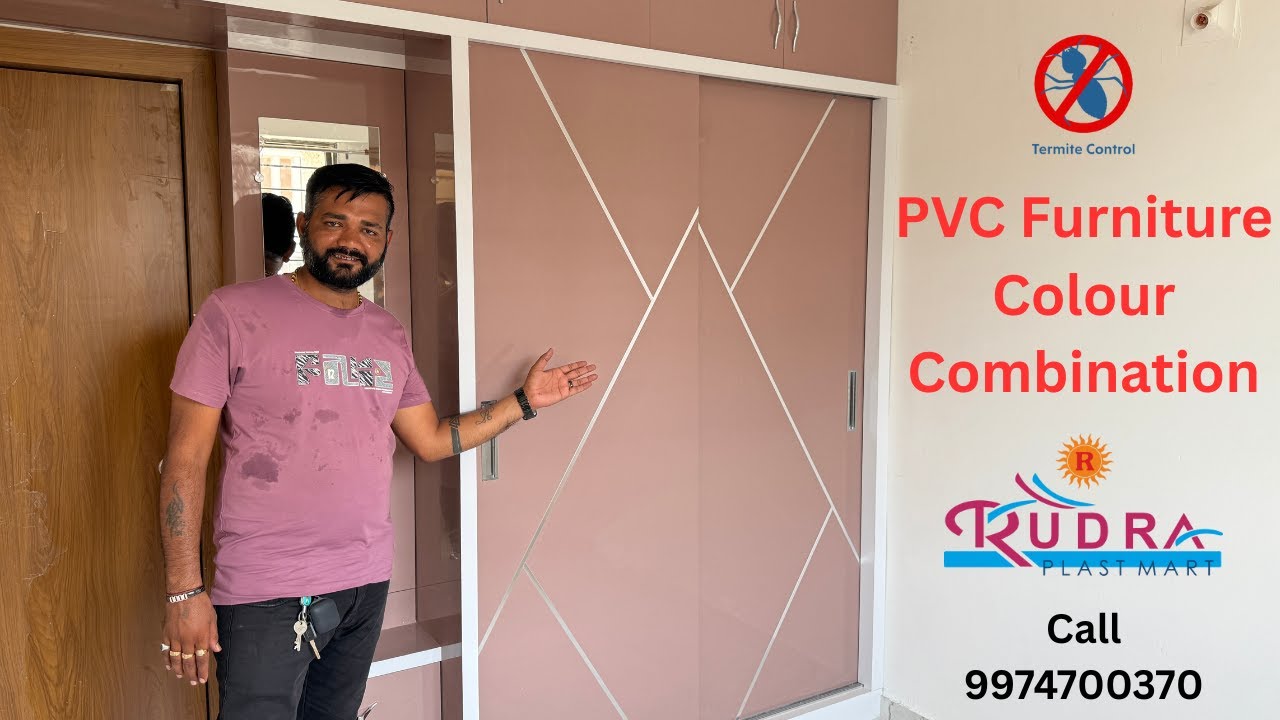 PVC Furniture Colour Combination | Modular Kitchen PVC Cabinets | Low Budget PVC Modular Kitchen