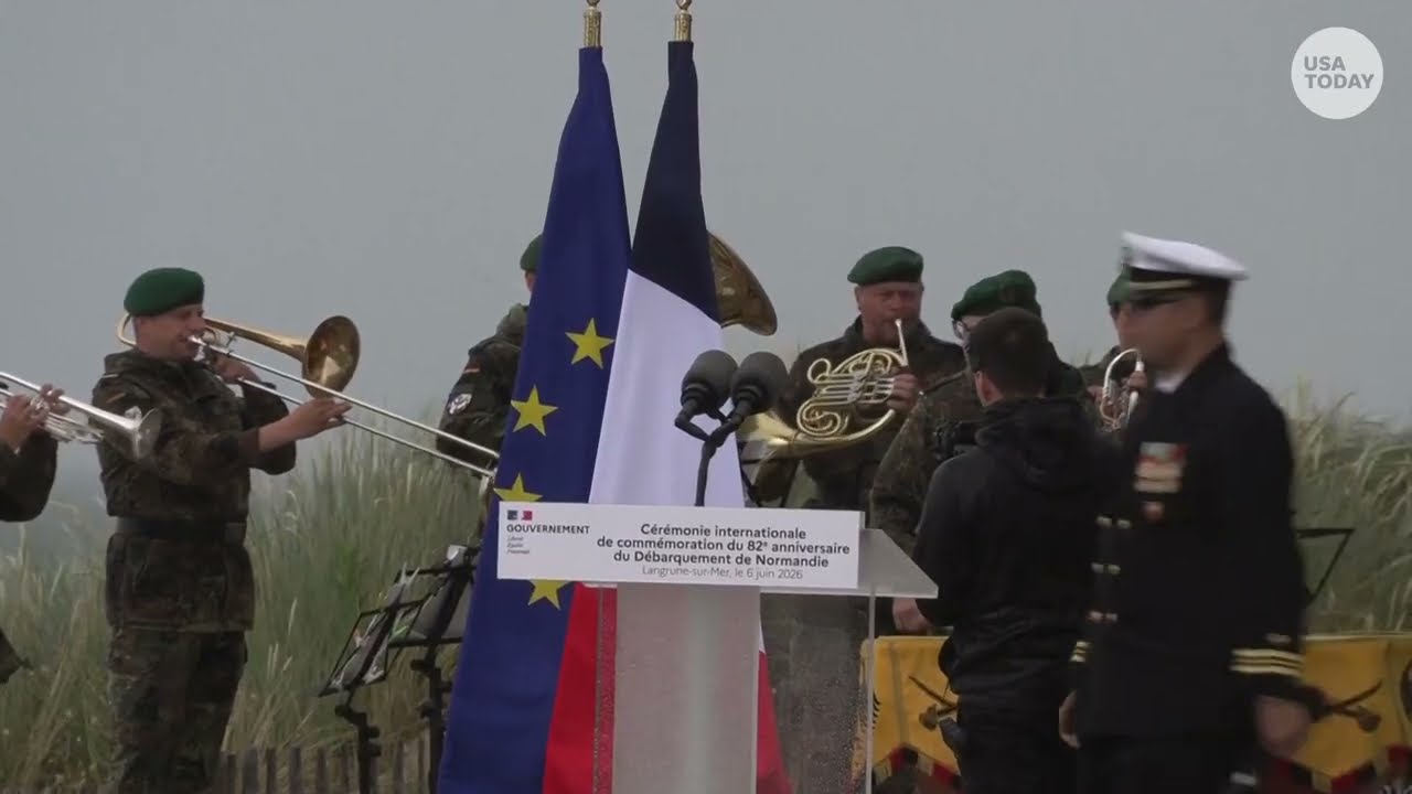 D-Day in Normandy: 82nd anniversary of WWII battle in France remembered in international ceremony