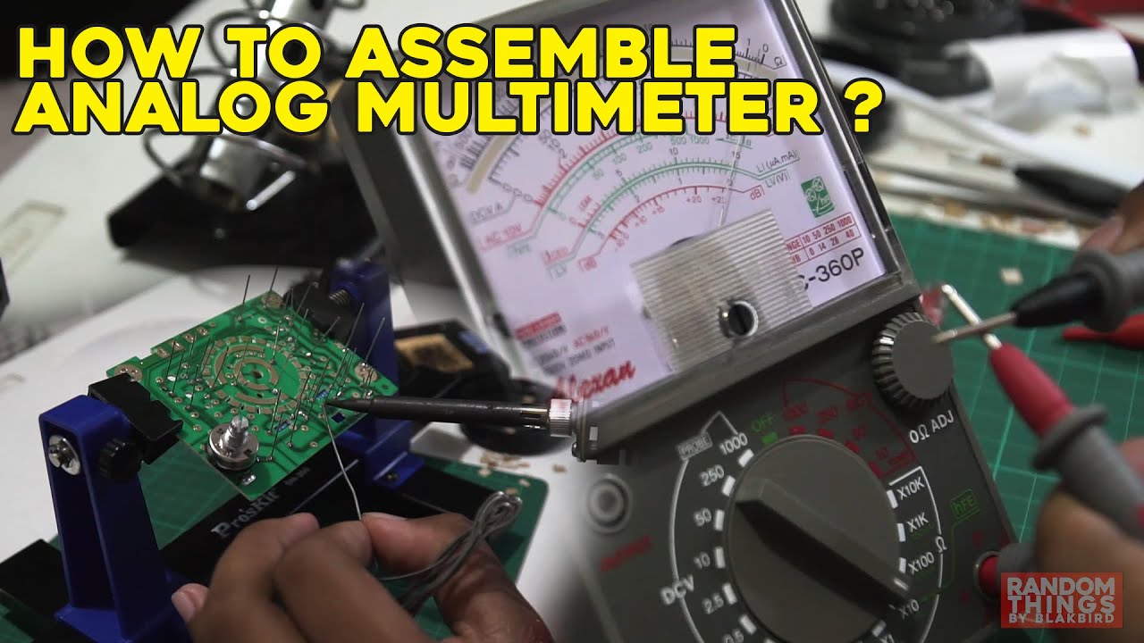 HOW TO ASSEMBLE ANALOG MULTIMETER?