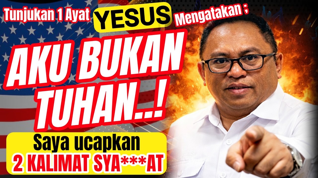 🔥Khotbah Panas🔥 Pdt. Esra di Amerika 🇺🇲 : 👉 &ldquo;TANTANGAN‼️ Ada Ayat Yesus Bilang &lsquo;Aku Bukan Tuhan&rsquo;❓️