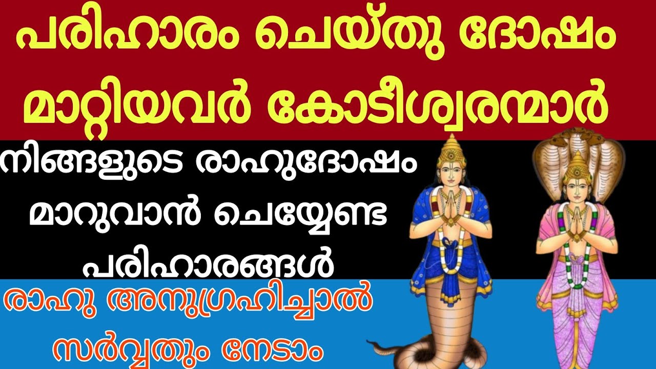 rahu dosha pariharam , രാഹു ദോഷ പരിഹാരം