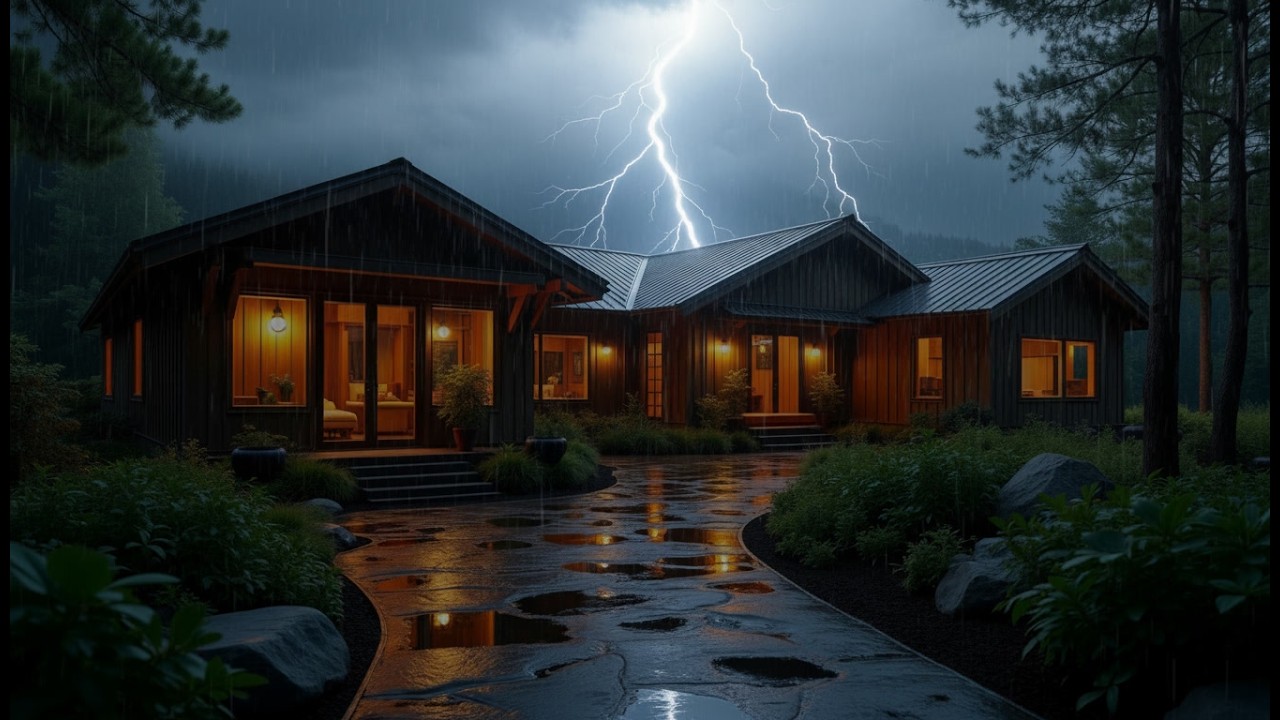 Sounds of Rain & Thunder for Deep Sleep – Relax Your Mind & Sleep Peacefully Tonight
