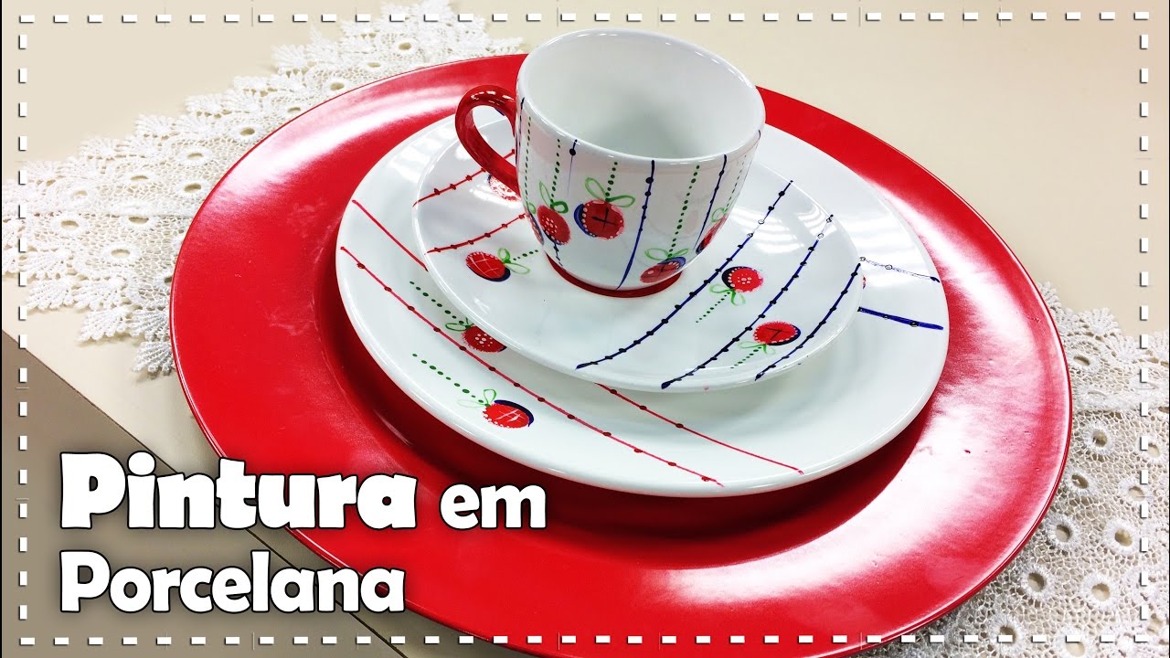 PINTURA EM PORCELANA com Lina Mellão - Programa Arte Brasil - 08/11/2016