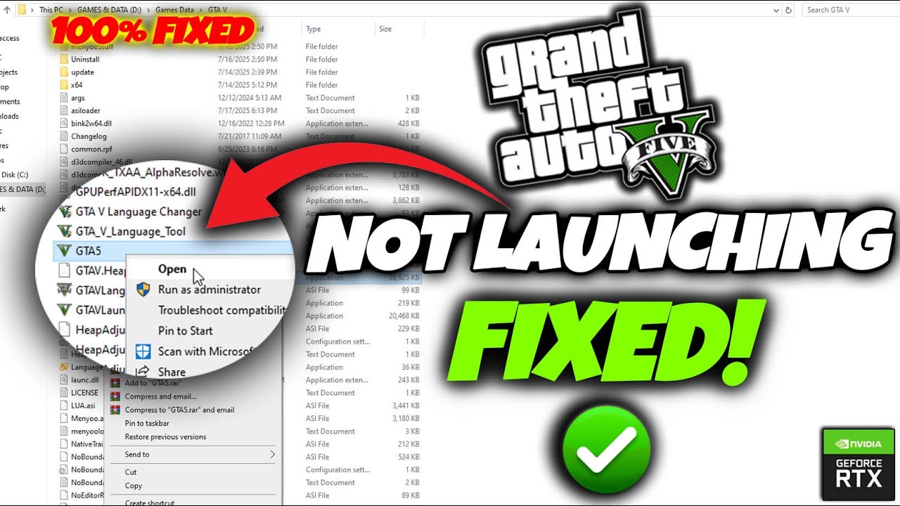 How To Fix GTA 5 Not Opening || GTA V Not Open Fix When Click On Launcher || 100% Working With Proof