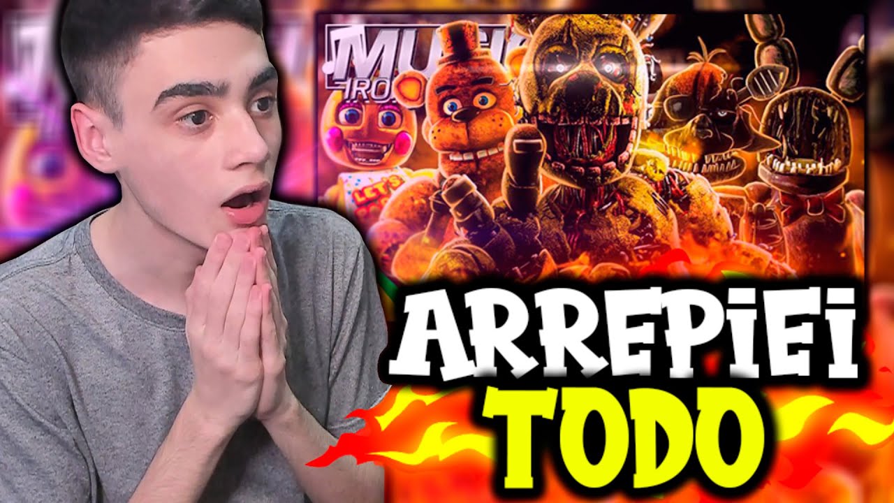 REACT | Rap do Five Nights at Freddy's (Parte 1) - QUEIME COM SEUS ERROS | IRON MASTER