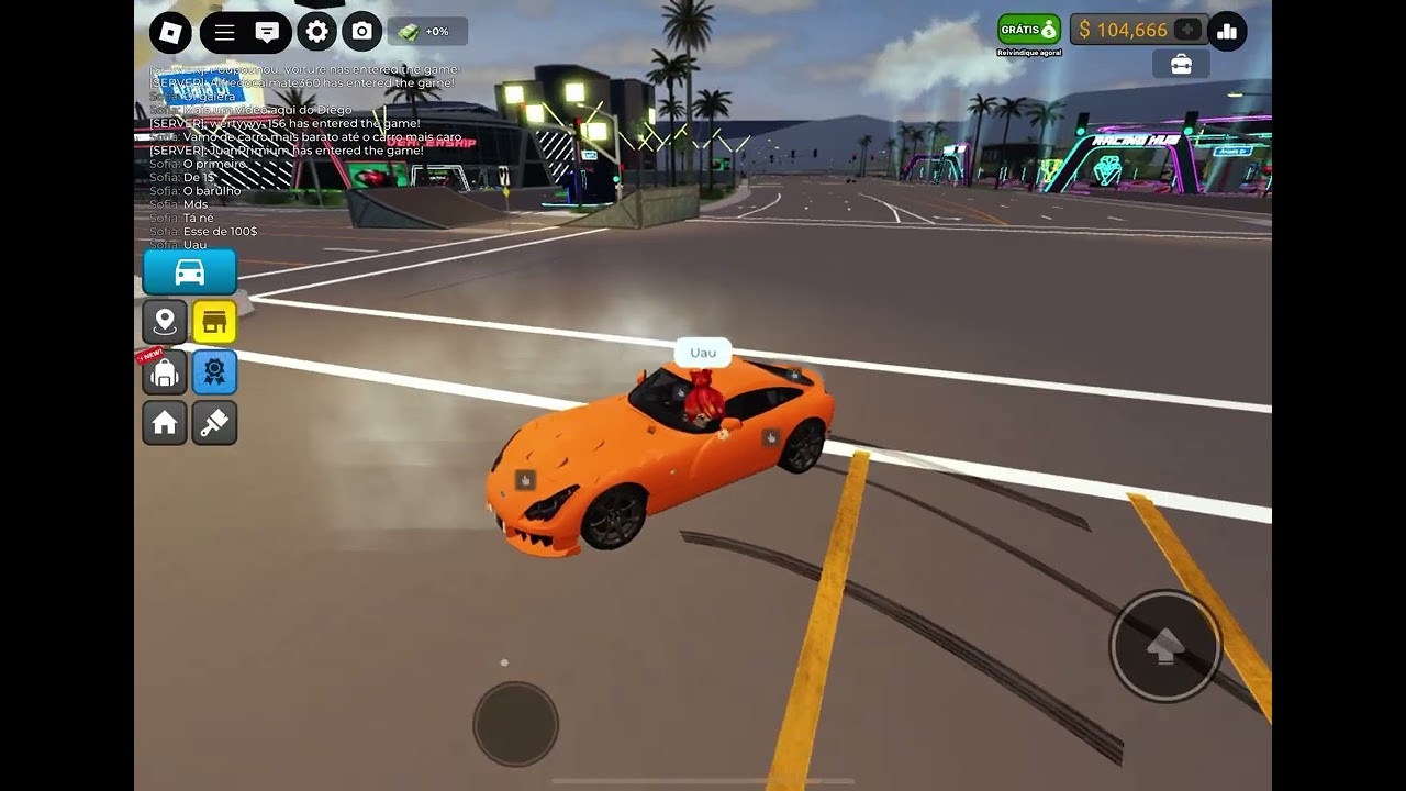 Carro de 1$ 100$ 1000$ 10000$ 1 milhao