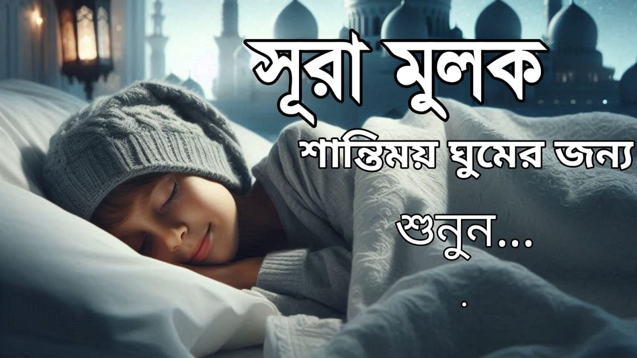 রাতের নীরবতায় মনকে শান্ত করতে শুনুন সূরা আল-মুলক | Surah Mulk Bangla By Shamsul Haque