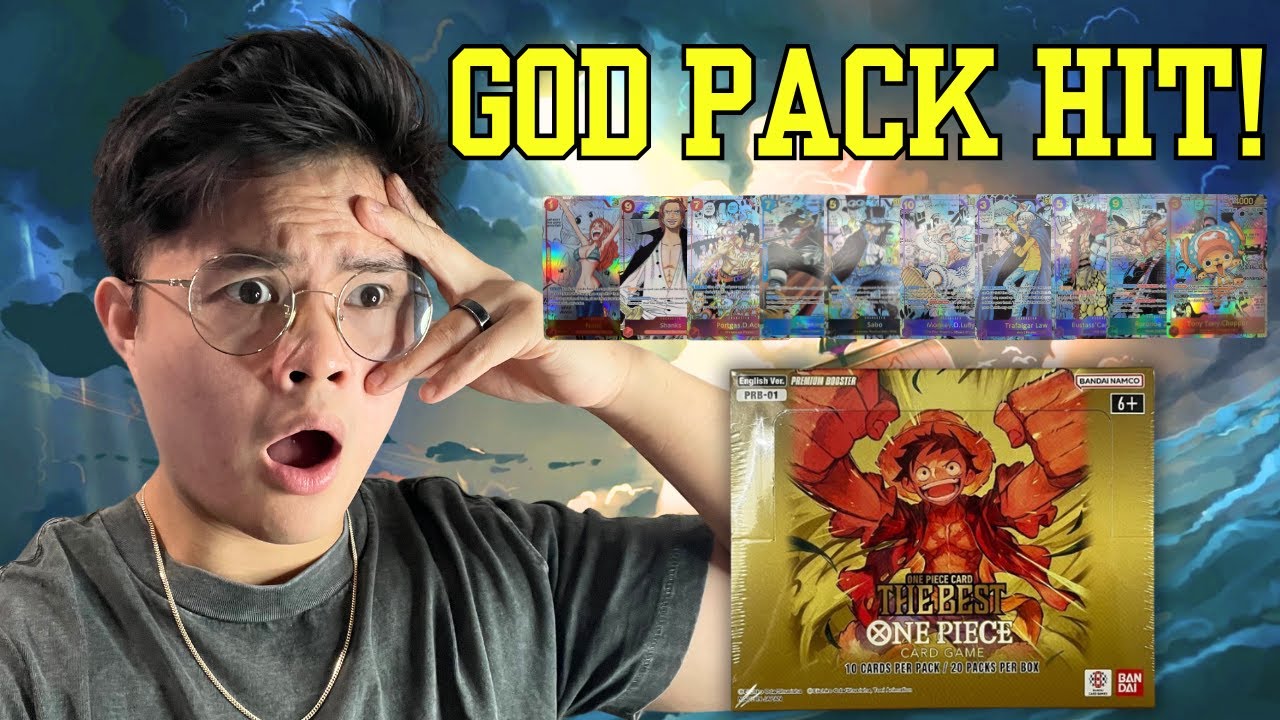 PRB-01 One Piece (English) GOD PACK OPENING - THE ONE PIECE IS REAL!