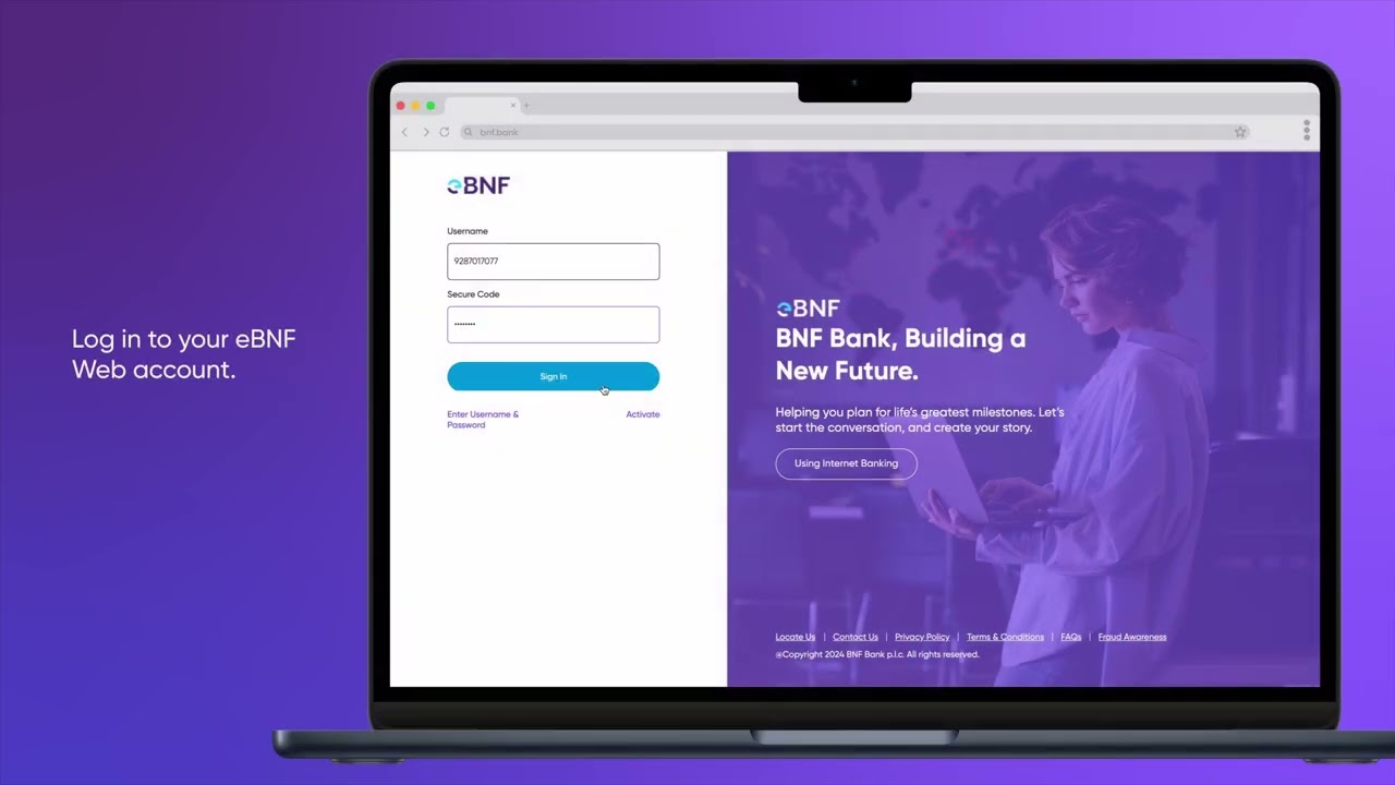 How to change your eBNF Web Password