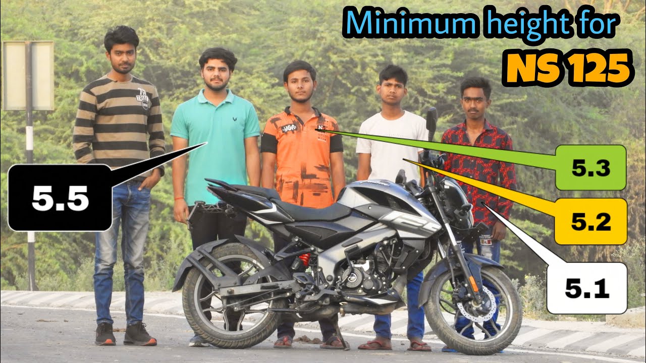 Minimum Height Required For Pulsar NS 125 Bs6 |  NS seat height | Must Watch Before You Buy