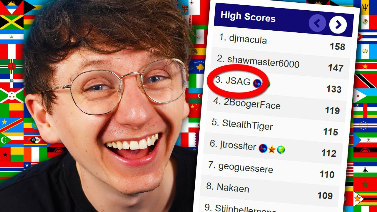 I got a GLOBAL Highscore in this FLAG Quiz!