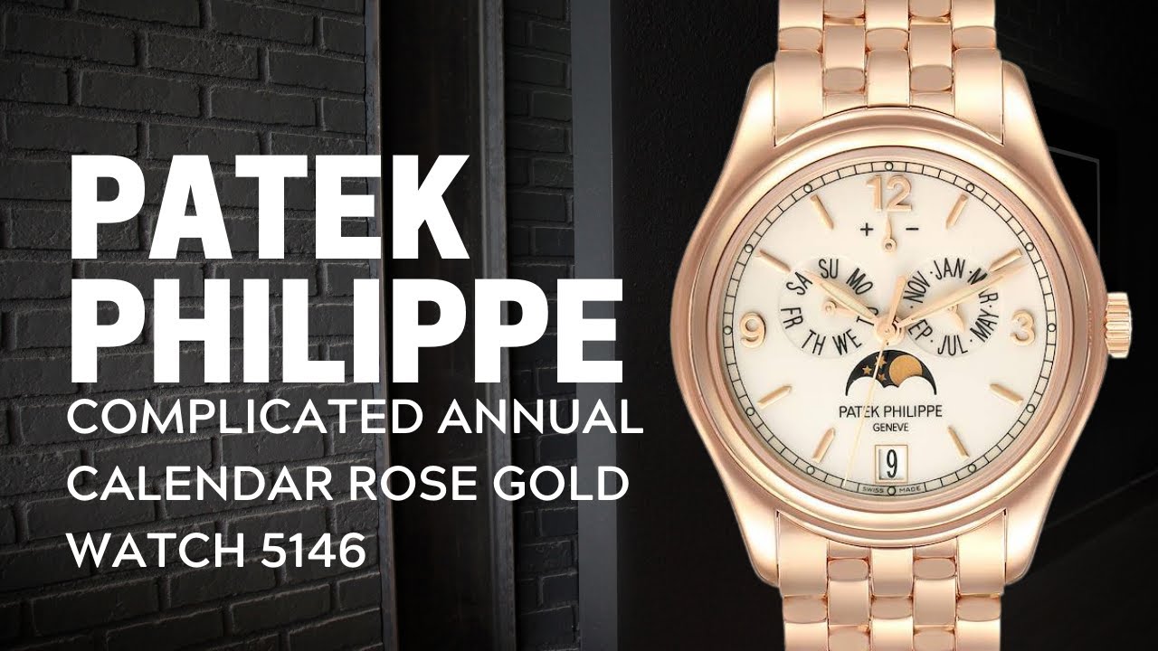 Patek Philippe Complicated Annual Calendar Rose Gold Mens Watch 5146 Review | SwissWatchExpo