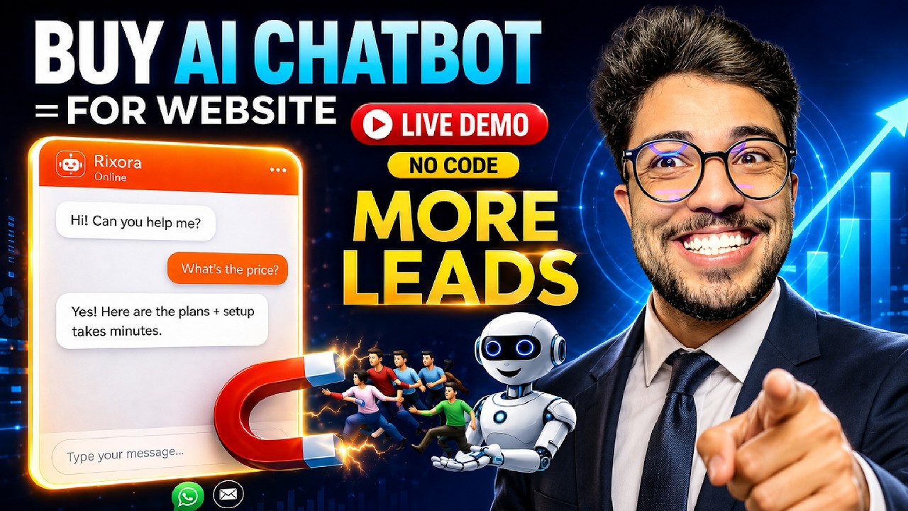Buy AI Chatbot for Website (Live Demo) &mdash; Convert Visitors 24/7 | 2026