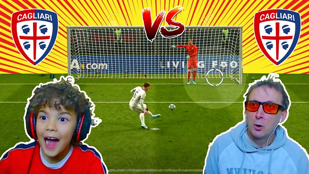 CAGLIARI vs CAGLIARI: si va ai CALCI DI RIGORE *Gameplay Fifa Ea Sport*