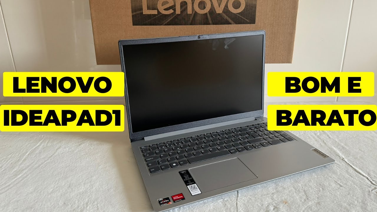 COMPRAMOS O NOTEBOOK LENOVO IDEAPAD1, PARA ESTUDAR PROGRAMAÇÃO