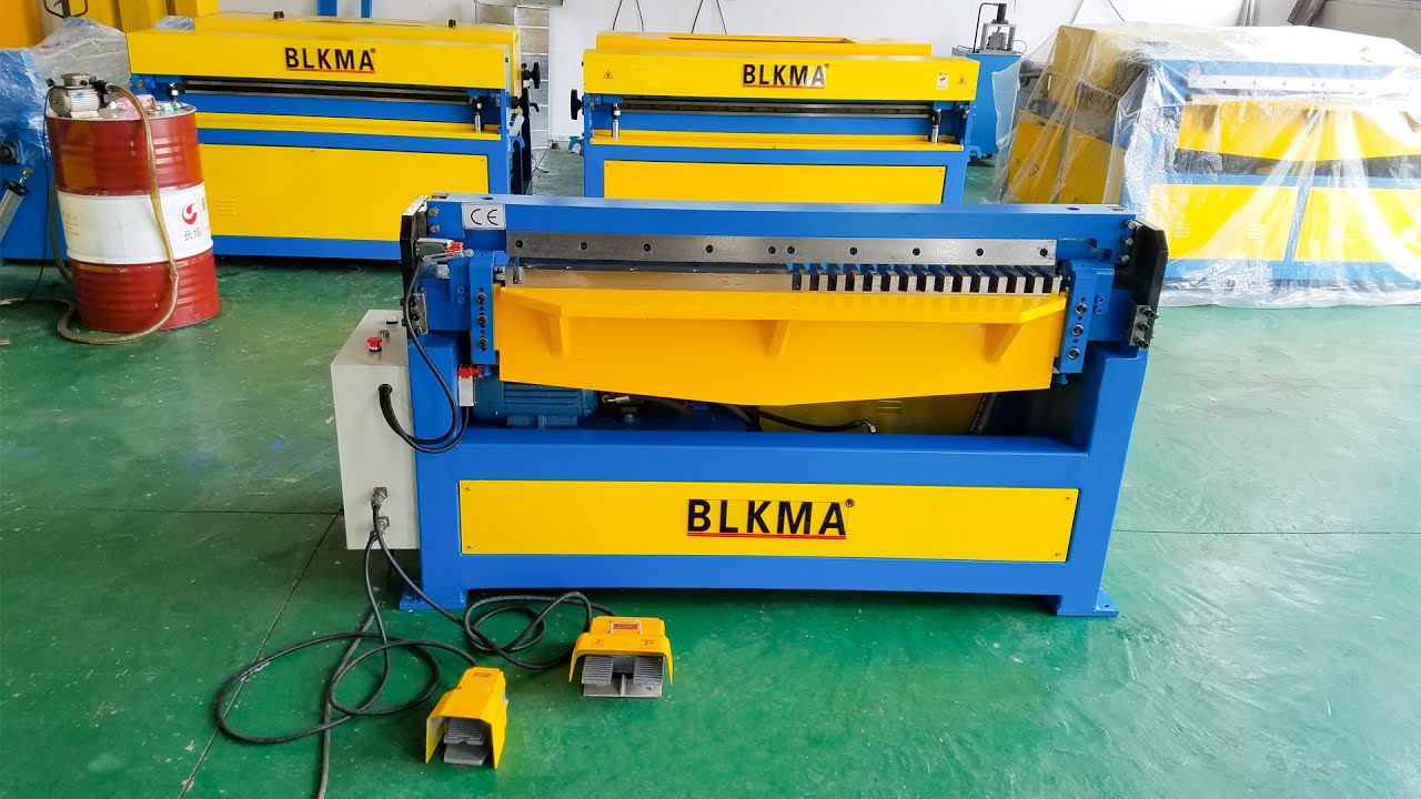 Hydraulic HVAC air duct bending/Folding Machine by BLKMA manufacturer