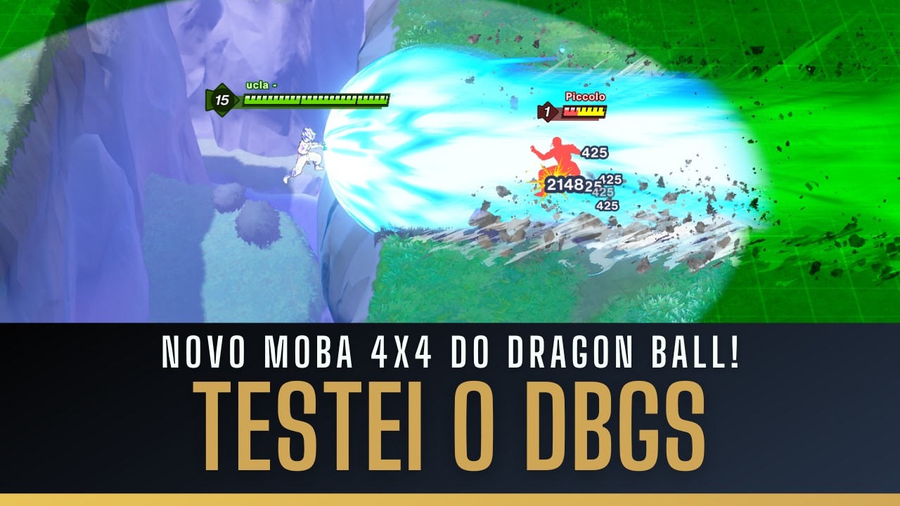 JOGADOR de LOL experimenta o DRAGON BALL GEKISHIN SQUADRA! O NOVO MOBA do DRAGONBALL