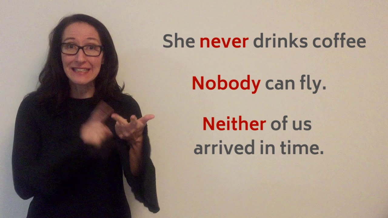 Double negation / How to make a sencentence negative without 'not' - Levelty Smart English Series #9