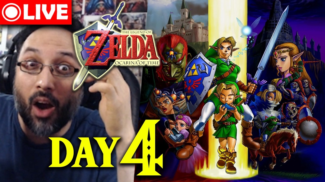 FIRST Playthrough! VB plays Legend of Zelda: Ocarina of Time - Day 4 | Livestream 🔴