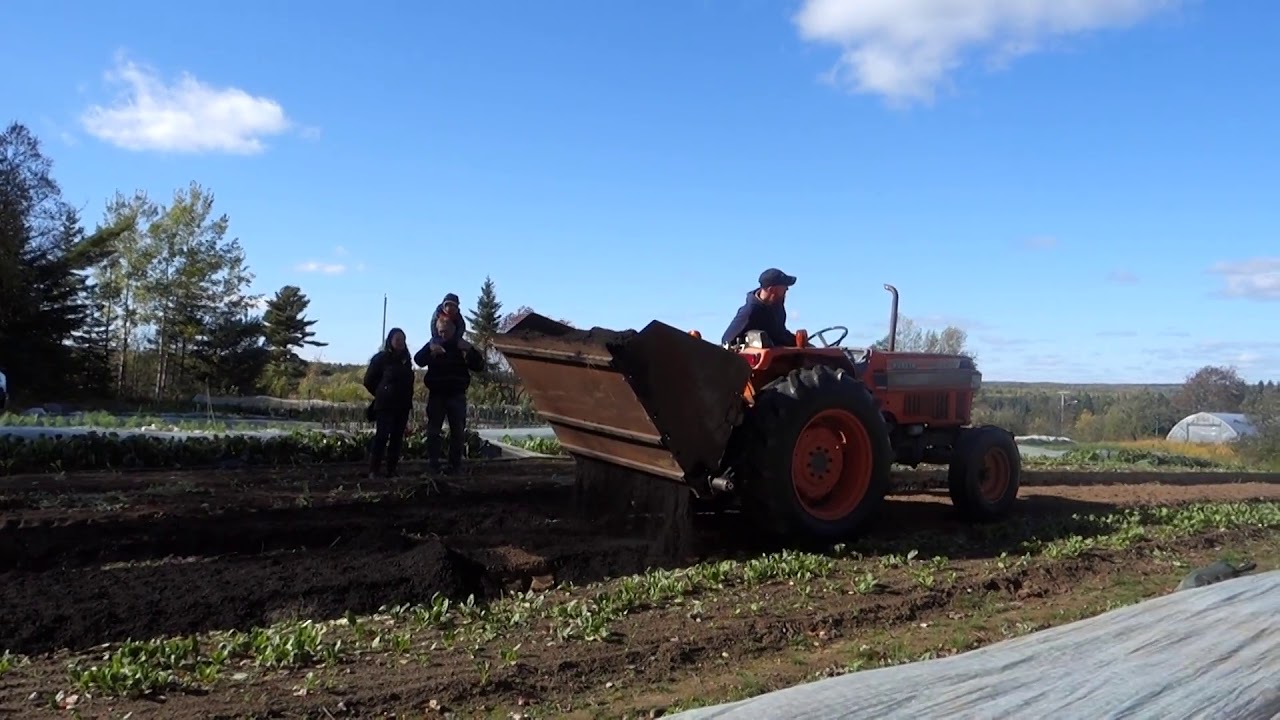 Broadfork Farm Self-Loading Compost Spreader