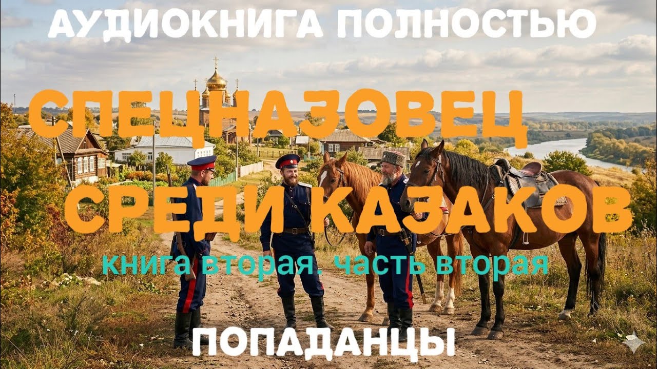 Аудиокнига полностью. Спецназовец среди казаков. Книга вторая. Часть вторая / попаданцы 