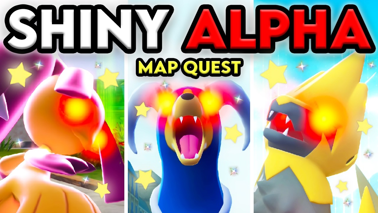 SHINY ALPHA MAP QUEST in Pokemon Legends: Z-A