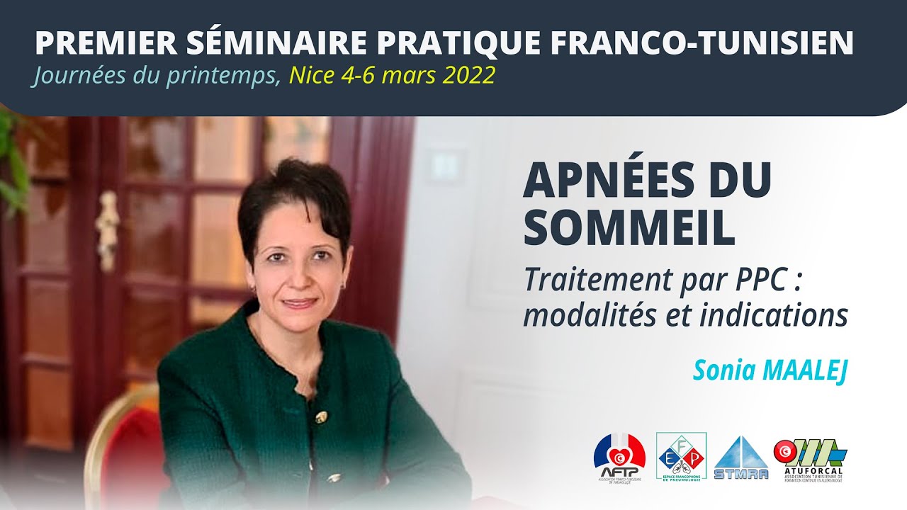 Traitement par PPC  modalités et indications  Pr Sonia MAALEJ