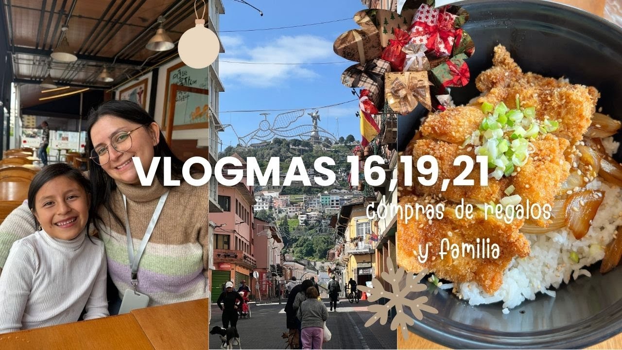 VLOGMAS 16,19 Y 21🎄: compras navideñas, tiempo en familia y deseos a Santa 🌷📖