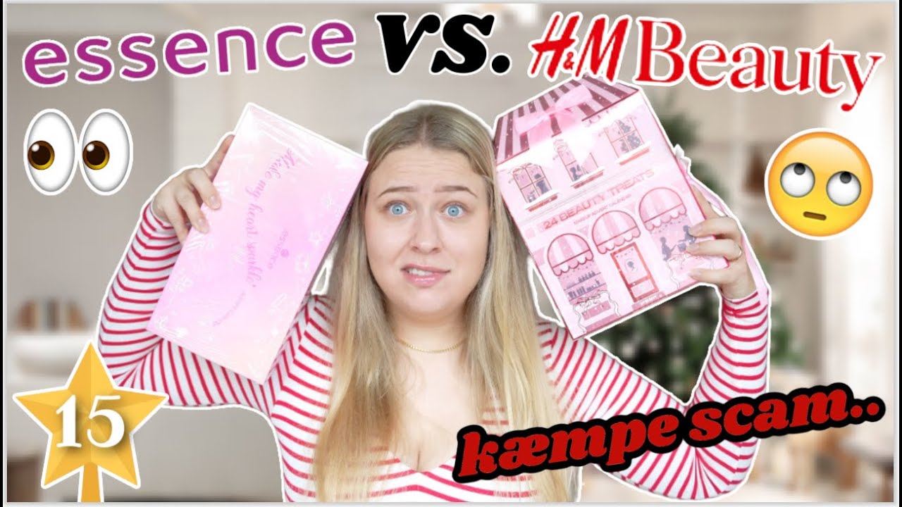 ESSENSE VS. H&M JULEKALENDER / kæmpe scam... / Vlogmas 15