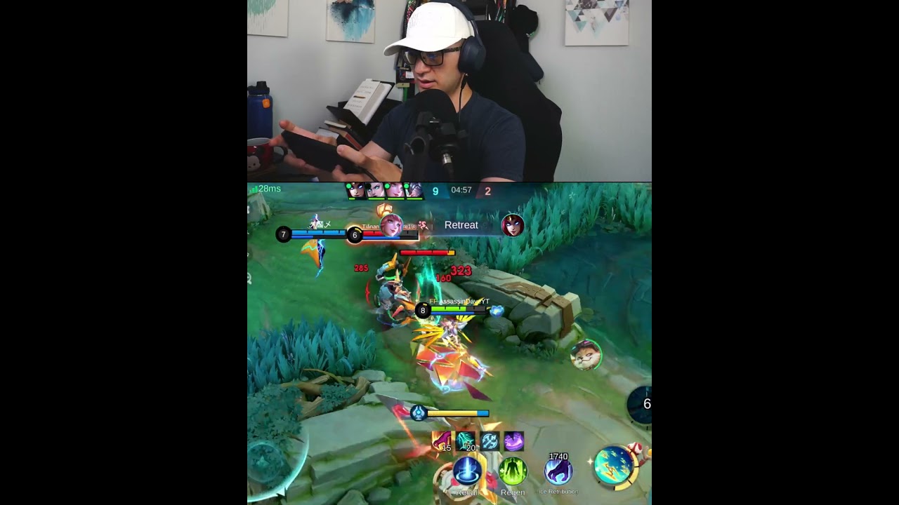 How to counter gank with Saber Jungler #mlbb #assassindave