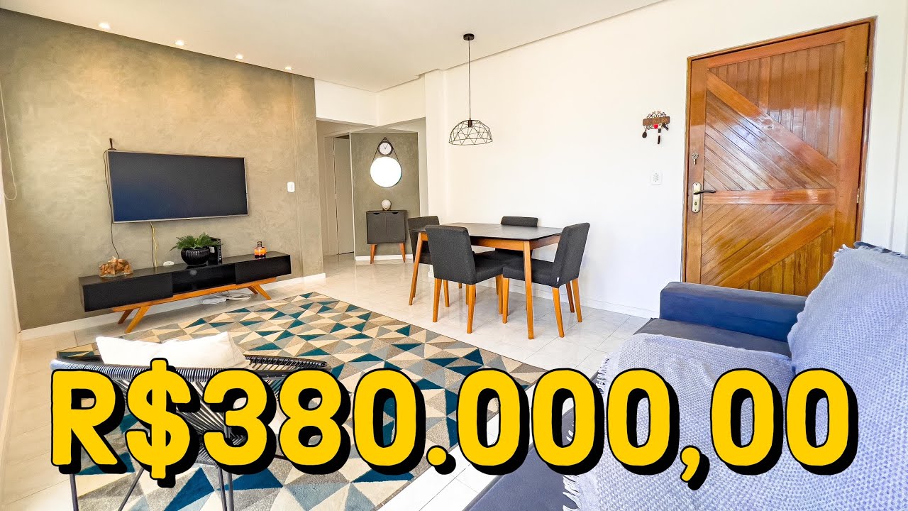 APARTAMENTO COM 97M2 NA SEGUNDA QUADRA DO MAR  EM MACEIÓ