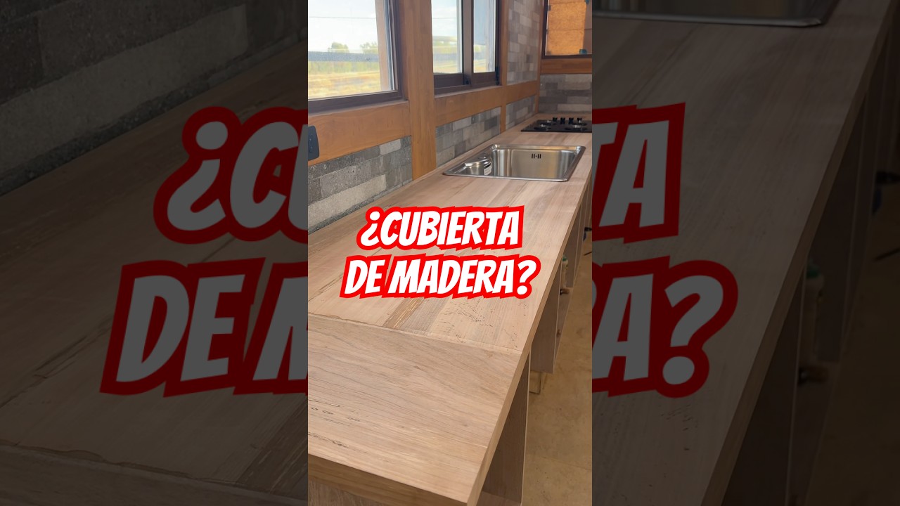 &iquest;Cubiertas de madera para muebles de cocina?