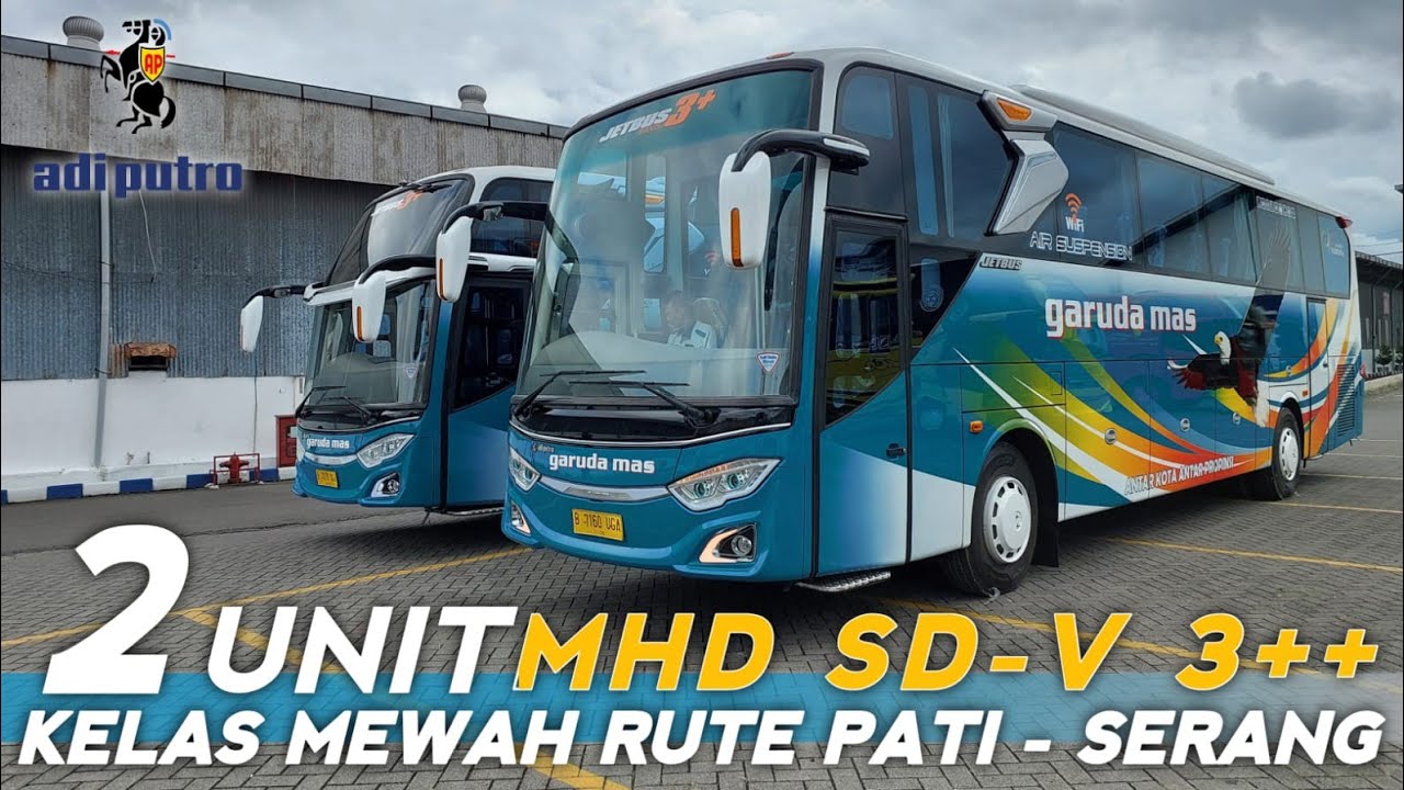 KLOTER TERAKHIR PO GARUDA MAS ‼️ 2 UNIT BUS NEW MHD DENGAN INTERIOR TERMEWAH DARI ADIPUTRO
