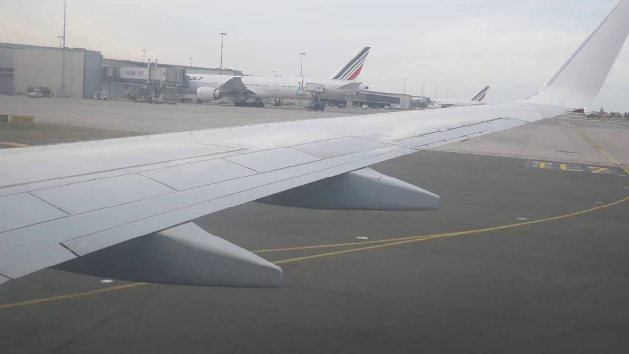 Boeing 737 -800 Landing at Paris Charles de Gaulle Air Algerie CDG/LFPG HD 1080p
