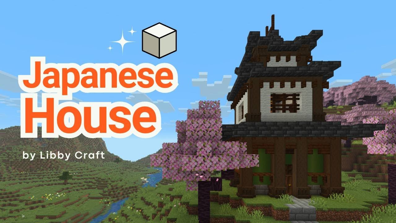 Green japanese House- Minecraft Buildalong