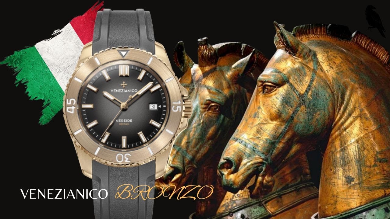 VENEZIANICO Nereide BRONZO Swiss Made Automatic Dive Watch| The ITALIAN STALLION of a WATCH!
