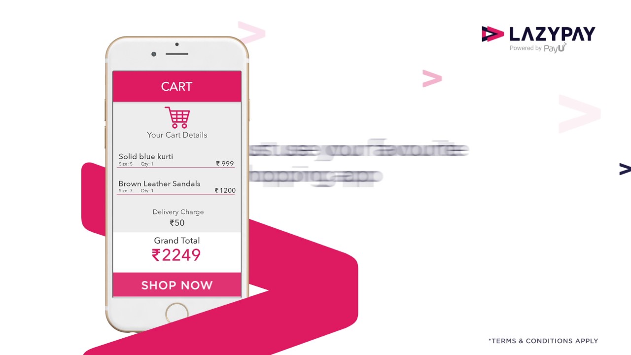 LazyPay - Shop Now, Pay Later #BeLazy