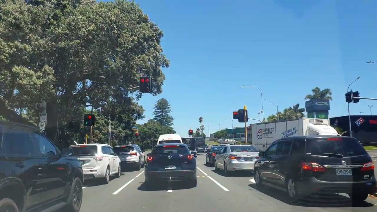 Mt Wellington To Ōtāhuhu Via Motorway: Real Time POV Drive