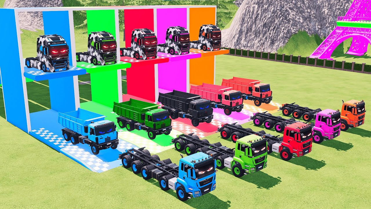HEAVY HAUL CHALLENGE! Moving Excavator & Bulldozer | FS22#fs22gameplay  #farmingsimulator22
