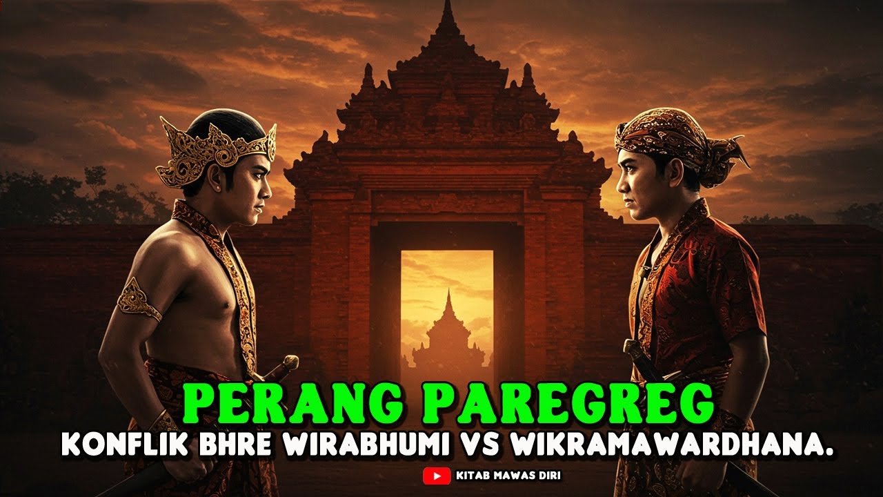 PERANG PAREGREG.konflik Bhre Wirabhumi vs Wikramawardhana.